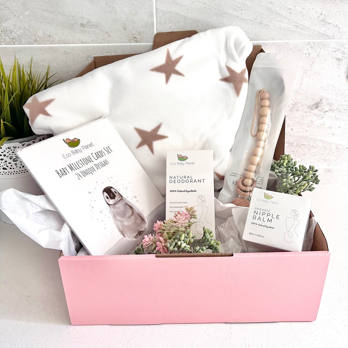 Baby Eco-Friendly Hamper Box - Perfect Baby Shower Gift