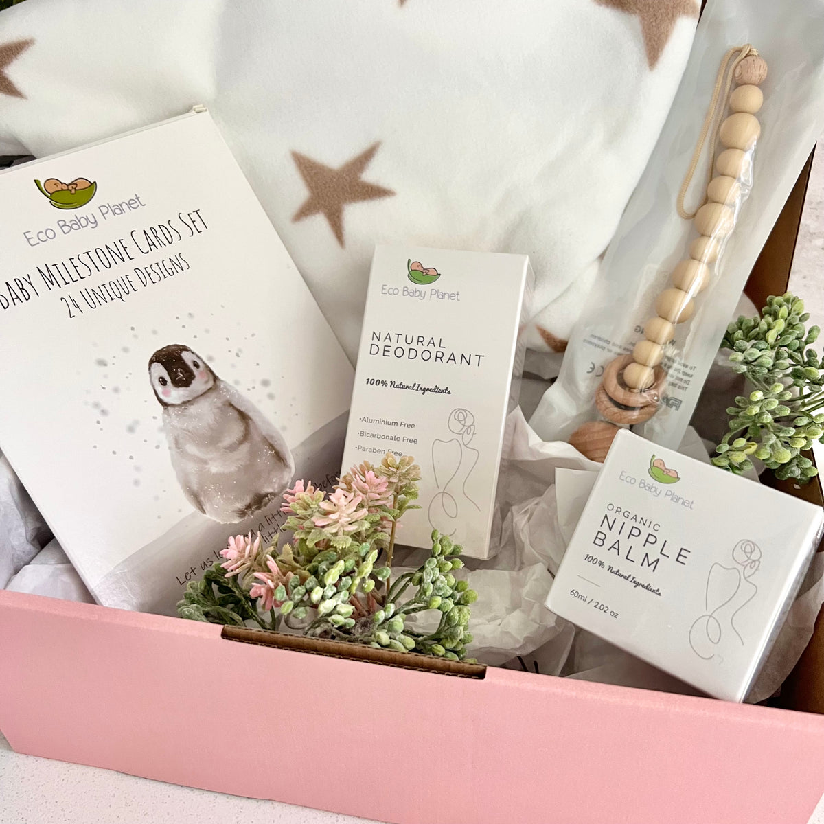 Baby Eco-Friendly Hamper Box - Perfect Baby Shower Gift