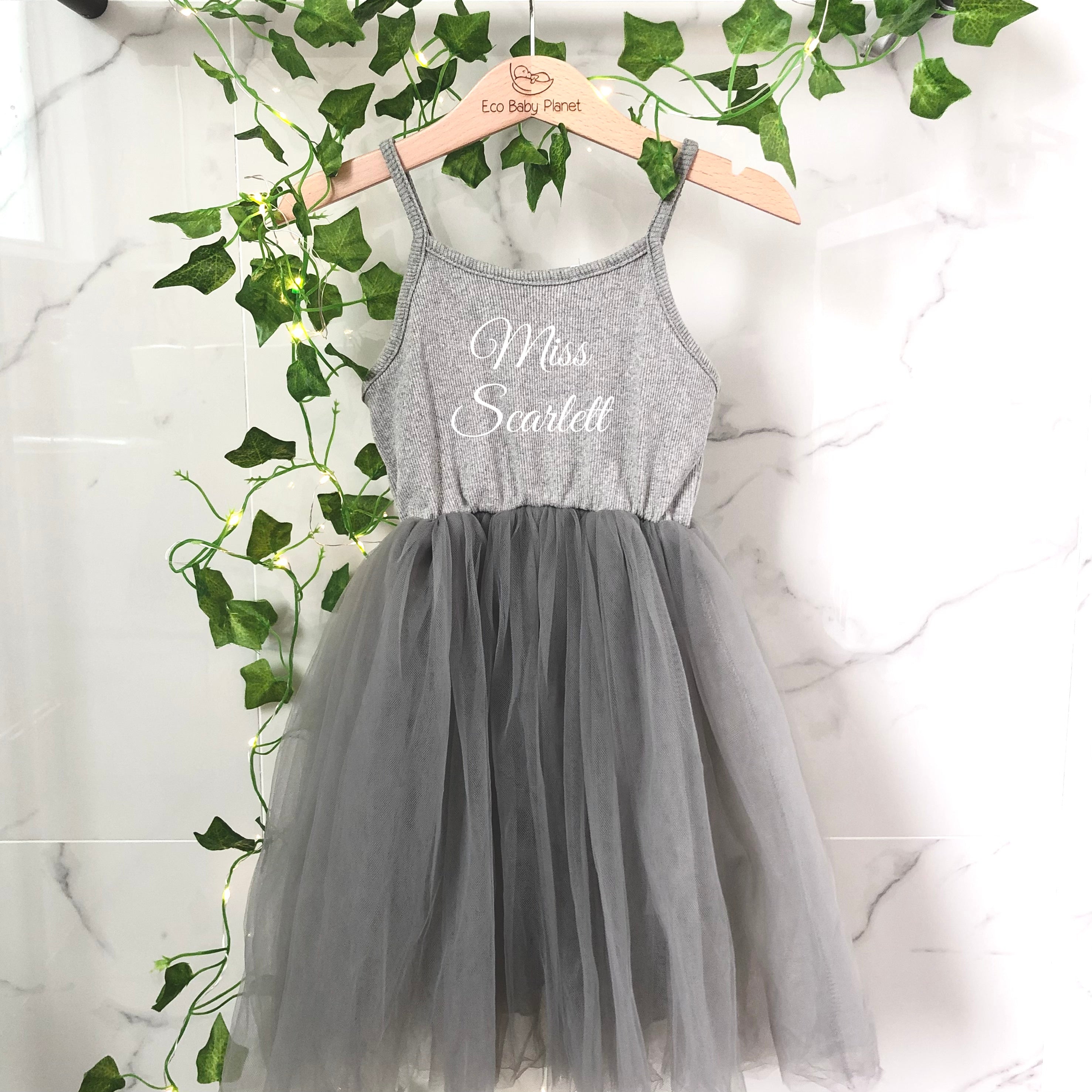 Grey tutu clearance dress baby