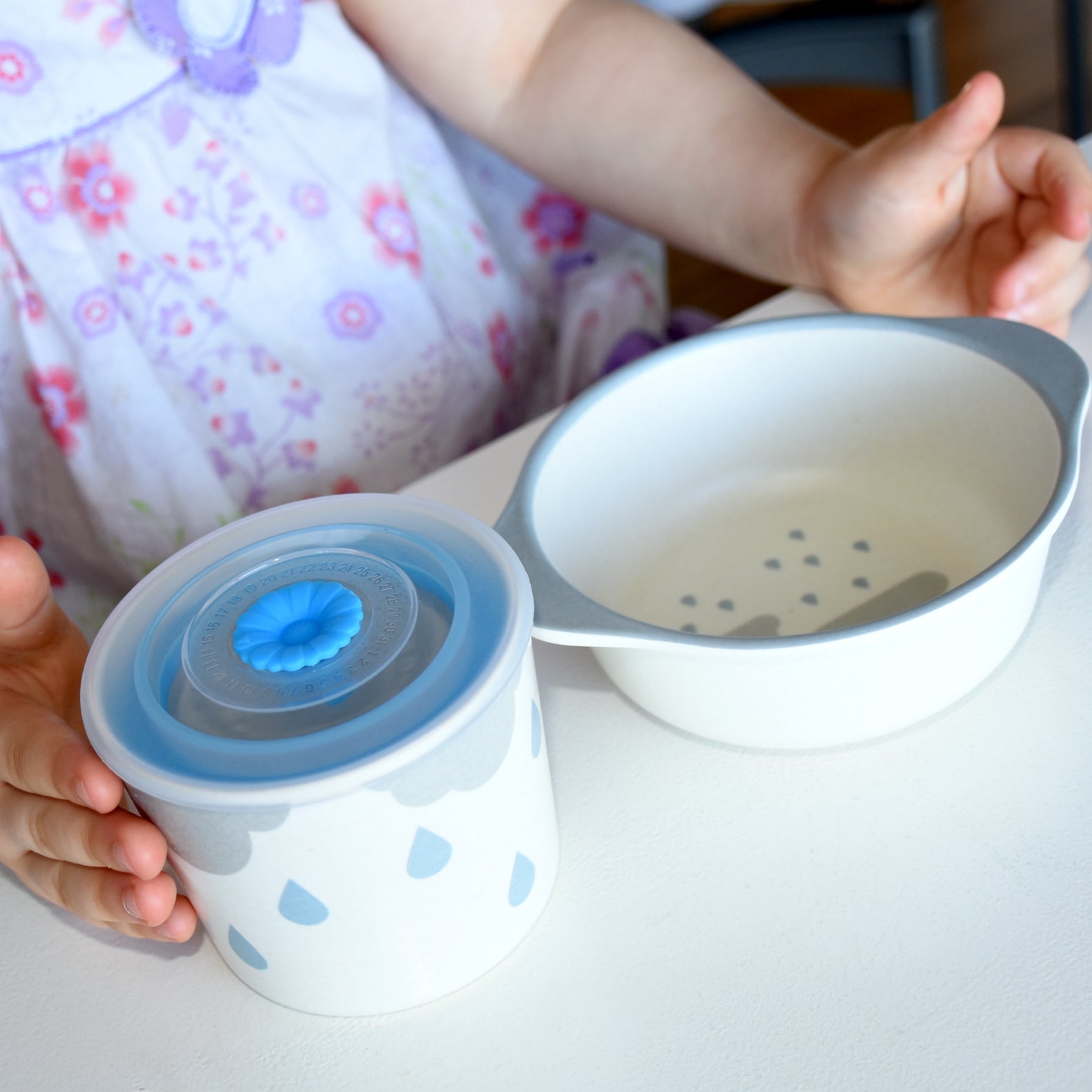 Baby dinner outlet set bamboo